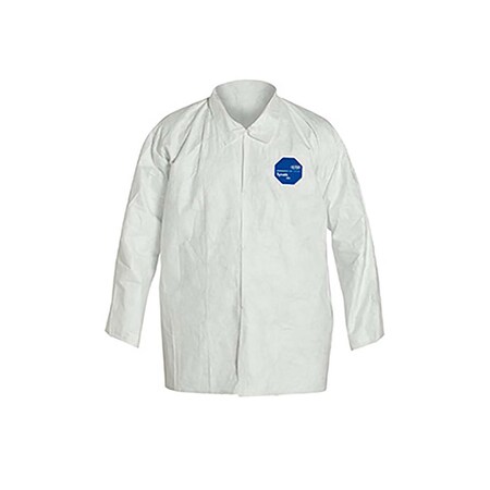 Dupont TYVEK 400, SHIRT, SNAP FRONT, 12PK TY303SWHMD0012G1